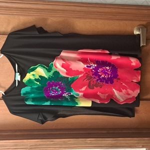 Vintage Karlie poly/spandex blouse